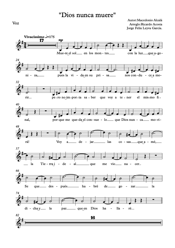 La imagen puede contener una previsualizacion de una partitura